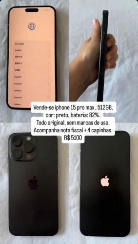 iPhone 15 pro Max 512 GB