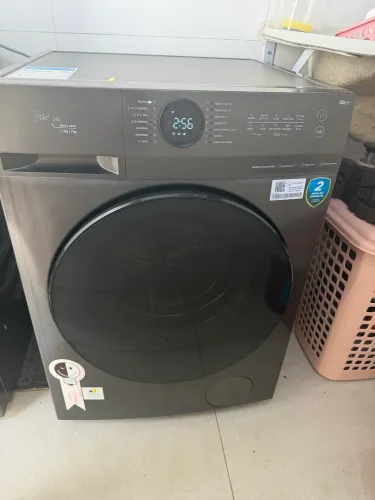 Lava e Seca Midea 11kg/7kg Titanium Inverter Wi-Fi - Estado de Nova