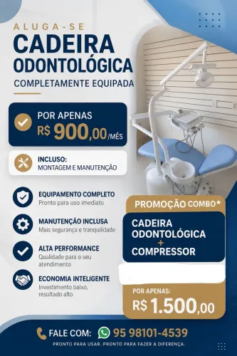 Aluga-se cadeira Odontológica 