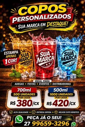 Copos personalizados