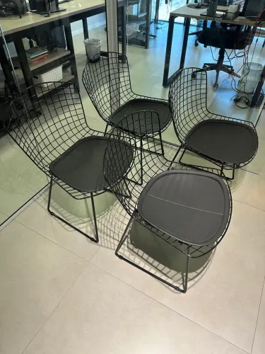 4 CADEIRAS BERTOIA ARAMADA TOK&STOK
