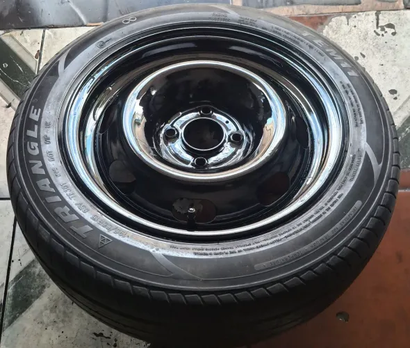 Roda e Pneu 15" Peugeot Ford Citroën