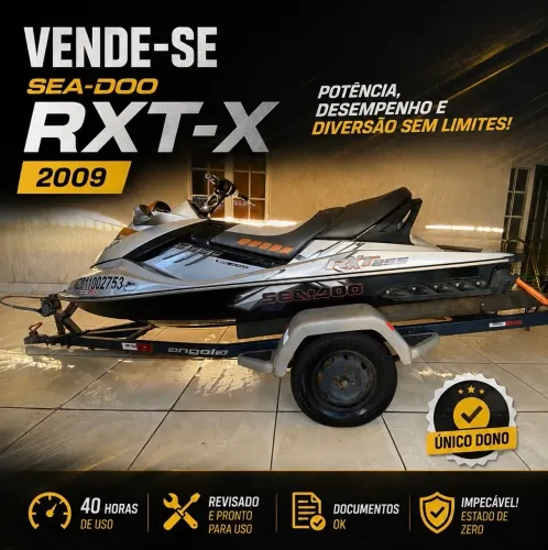 Jet Ski Sea Doo RXT-X 255 apenas 40 horas impecável