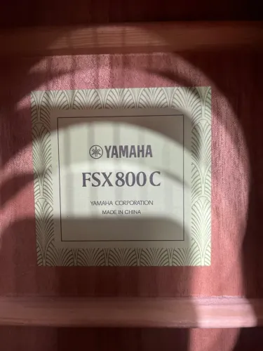 Violão yamaha FSX 800C