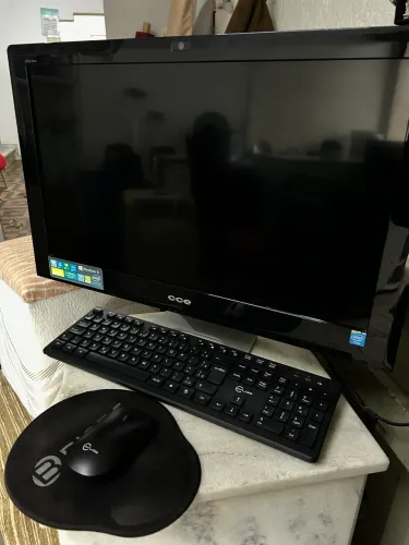 Computador All In One CCE 24" + Teclado e Mouse Sem Fio Novos