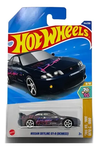 Hot Wheels Nissan Skyline GT-R (BCNR33) Azul