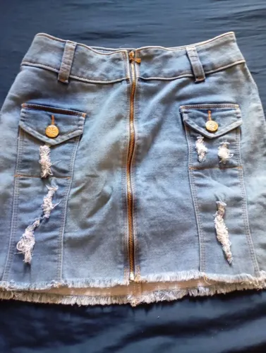 Saia jeans