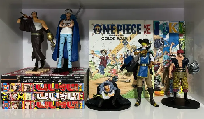 Pacote One Piece Artbook Action Figure Magazine