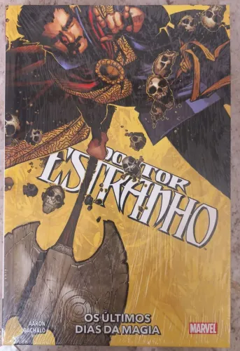 Doutor Estranho Os Últimos Dias da Magia por Jason Aaron Lacrada Capa Dura da Panini