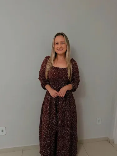 Vestidos em Elastex com manga 