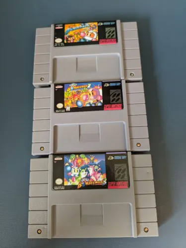 Super Bomberman 1 ao 3 SNES