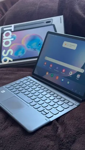 Samsung Galaxy Tab S6 Spen 4G T865 + Capa Teclado