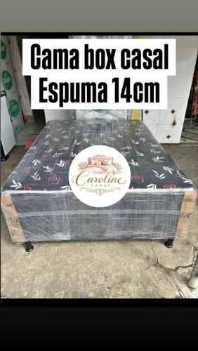 Cama box casal + Colchão celado