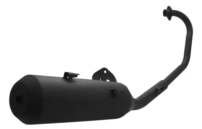 escapamento modelo original para motos titan/start/fan/cargo 160 - 2018 a 2023
