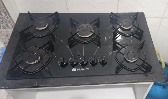 Fogão Cooktop com armário