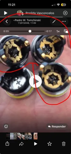 Tampas para Garmin Vector 3 Modelo novo, usadas