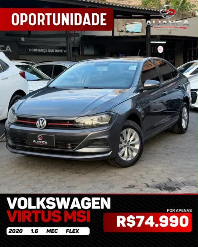 Volkswagen Virtus 1.6 MSI Flex 16V 5P Mec. 2020
