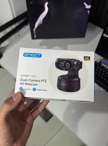 Webcam PTZ Emeet Pixy 4K com IA (NOVO)
