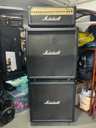 Stack Marshall Mg 100hfx 127v Completo com 2 cxs 4x12 ,140w cada