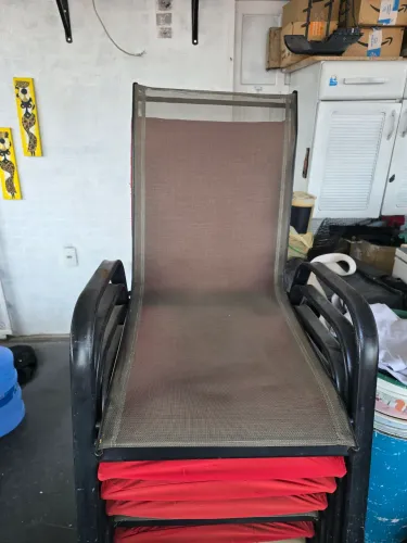 08 Cadeiras de Aluminio para Área Externa