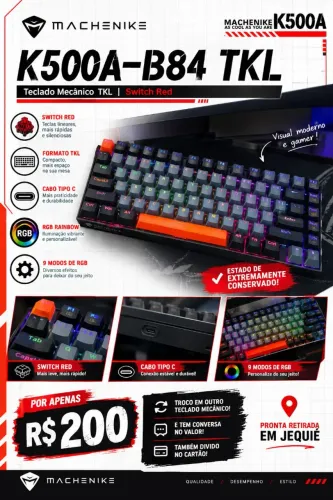 TECLADO MECANICO MACHENIKE K500-B84?