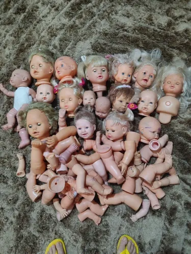 Lote de boneca para restauração