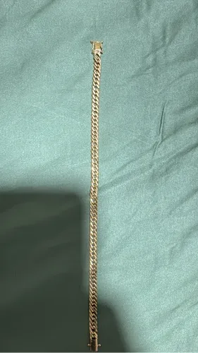 Ouro pulseira gurmet 