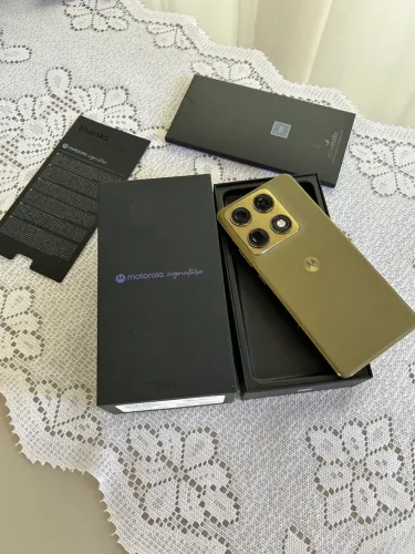 Motorola signature 512G NOVO NA CX, NF e garantia total, troc vend
