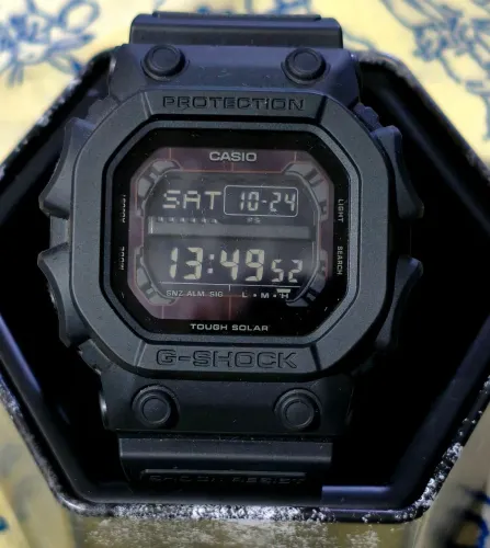 Casio G-Shock GX-56BB-1DR - Novo com caixa e manuais - G-Shock The King Tough Solar
