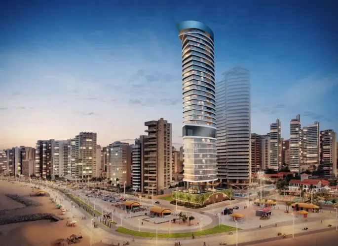 Dona Cotinha 360º - Apartamento com 535m2 (4 suítes + gabinete e 5 vagas) Andar Alto Beira