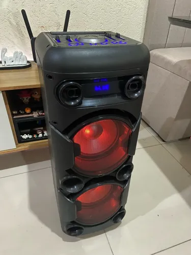 Caixa de som Multilaser 900W rms
