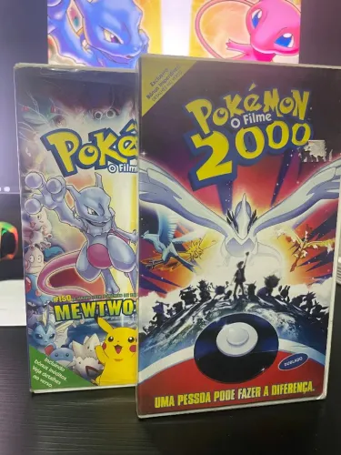 Lote 2 Fitas VHS Pokémon Usadas Originais