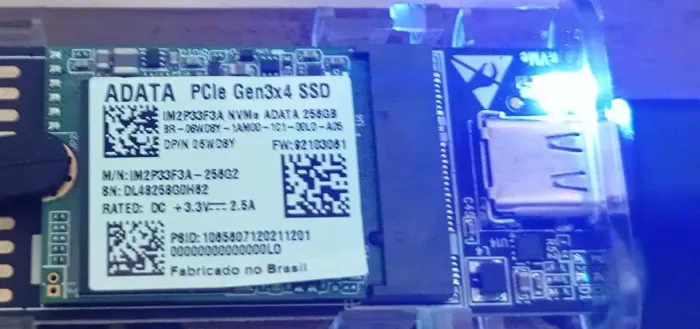 HD SSD 256GB NVMe