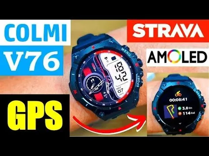 RELÓGIO COLMI V76 COM GPS INTEGRADO E TELA AMOLED ( LACRADO )