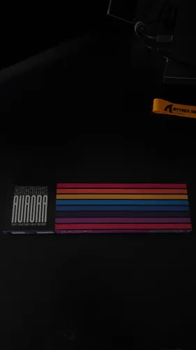Asiahorse Capa Aurora Pro Argb PSU com 108 LEDs endereçáveis