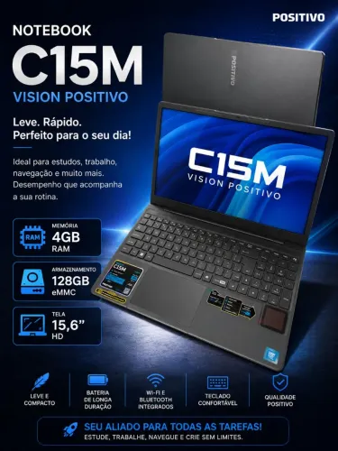 Notebook c15m Visom positivo <br>WE 51 nº 181, Cidade Nova 4<br>(Arterial 18, atrás