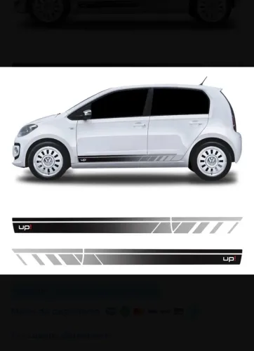 FAIXA ADESIVO LATERAL CARRO UP TSI
