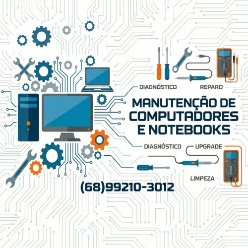 Formatação e Manutenção de Computadores e Notebooks - Serviço Rápido!