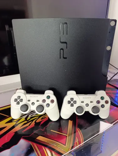 Playstation 3 vários jogos 2 controles novos