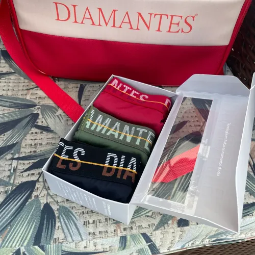 Kit cuecas Diamantes | Acompanha 3 peças | Pronta entrega 