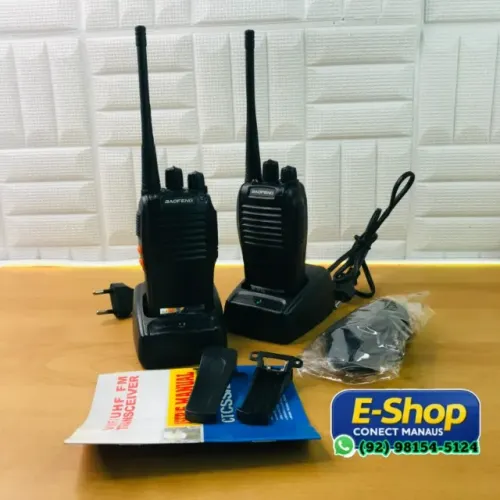 Par de Rádio Comunicador Sem Fio De Longo Alcance - Entrega Rápida e Segura