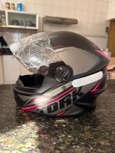 Capacete Fechado Pro Tork R8 Viseira Fumê COR/ROSA TAMANHO/60