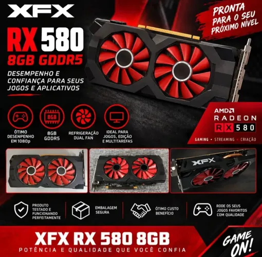 Rx 580 xfx 8gb 