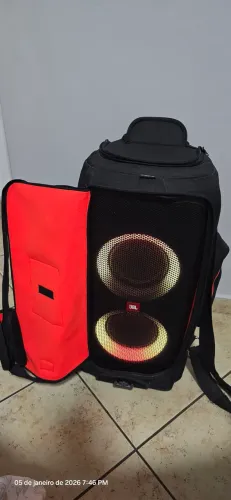 CAIXA DE SOM JBL ORIGINAL (PARTY BOX 310 COM CASE)