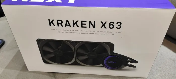 Water cooler NZXT X63 280mm Muito novo