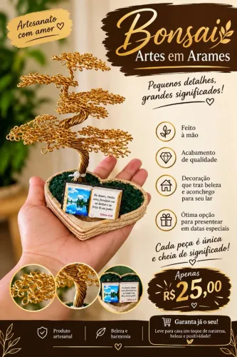 Bonsai artes em arames