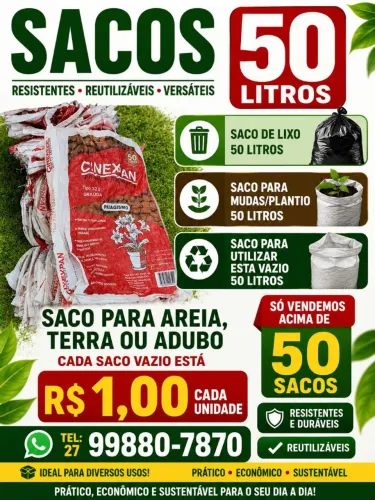 Saco reutilizáveis