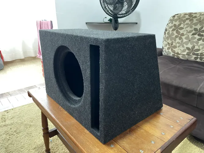 Caixa vazia subwoofer 8 polegadas