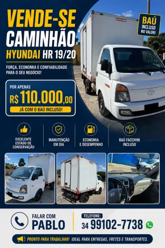 Vendo caminhão HR