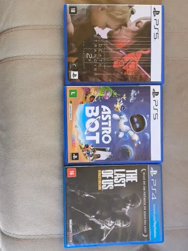 Death Stranding, Astro Bot e The Last of Us Remaster.